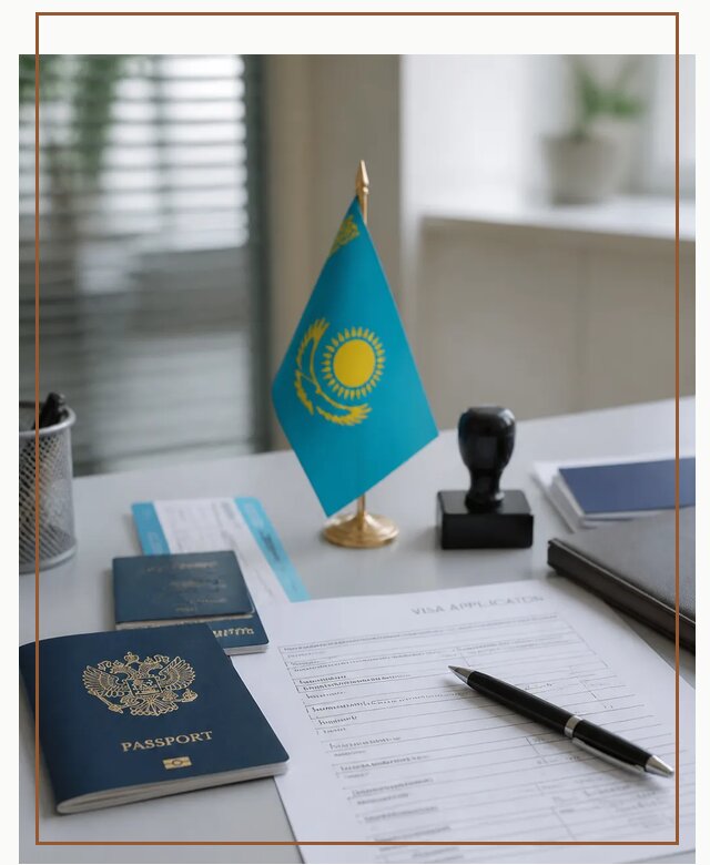 Оформление визы в Казахстан для поездки и работы в Выксе