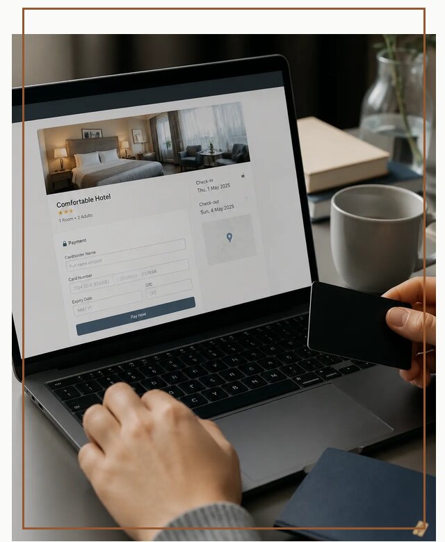 Оплата бронирования Booking в Выксе по цене от 4667 р. | Гиперактив-Вкс